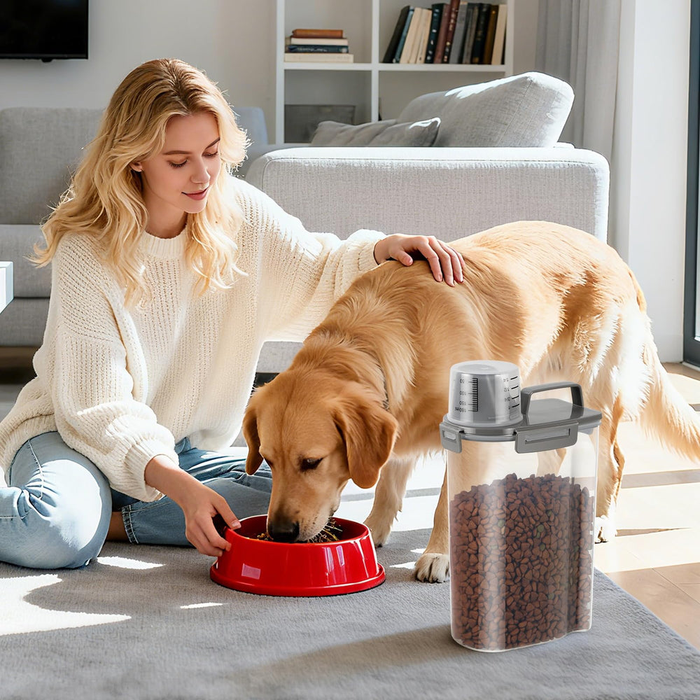LEAWALK uso versátil para almacenamiento doméstico de pienso, granos o detergentes