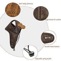 Forro Teddy suave de Leconpet, confort cálido para el cuello.