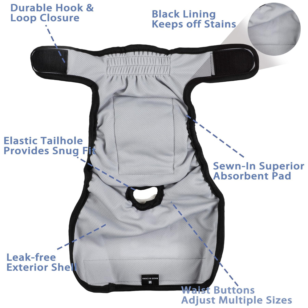 Interior absorbente de los pañales Leekalos para perros