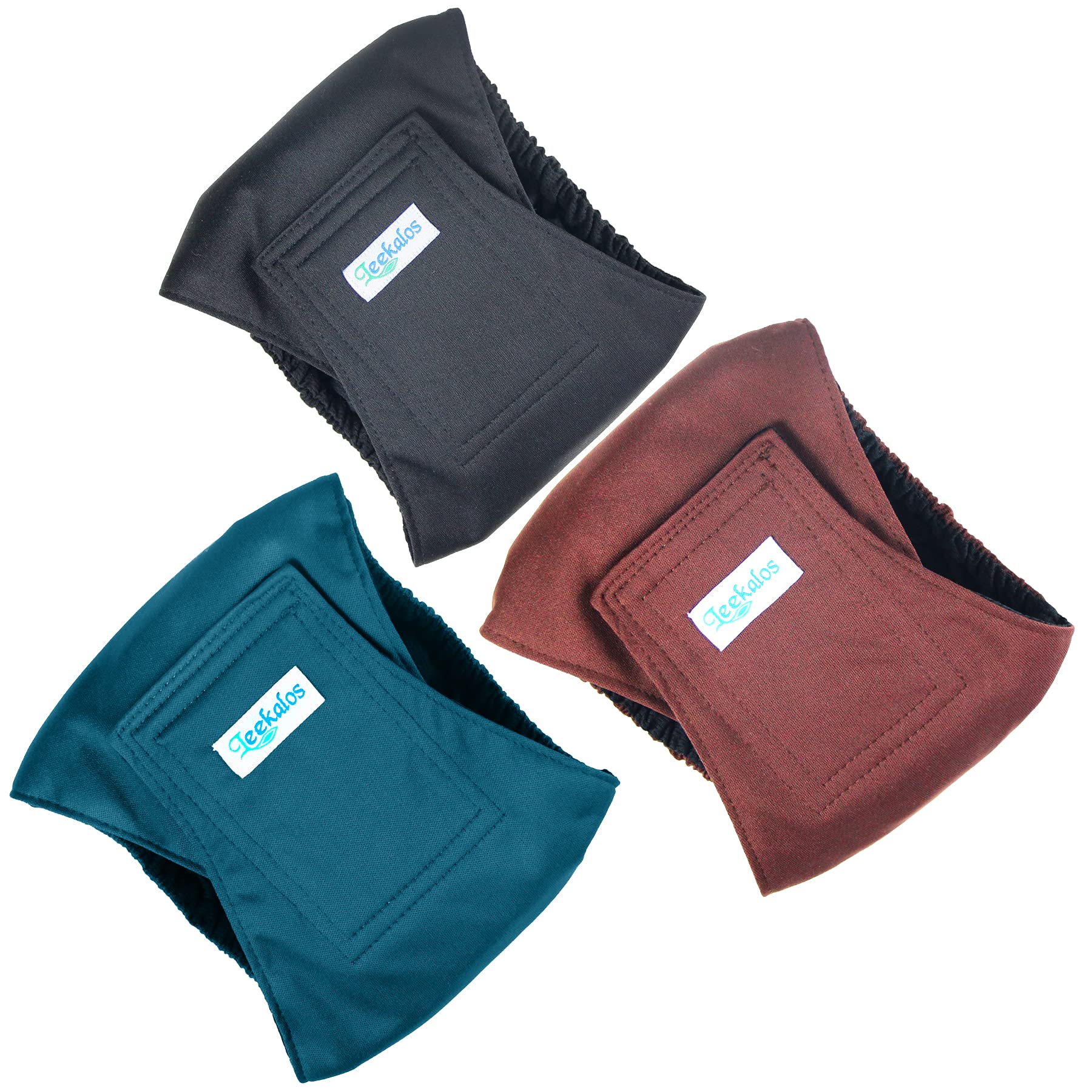 Pañales Leekalos para perros machos talla XS, cierre ajustable para un ajuste cómodo