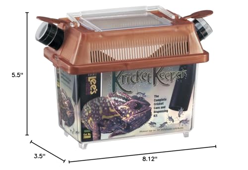 Lee's Kricket Keeper portador-habitat portátil, ideal para viajes con grillitos.