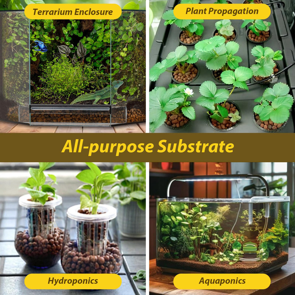 Legigo hidroponía-terraario soporte de cultivo y drenaje eficiente.