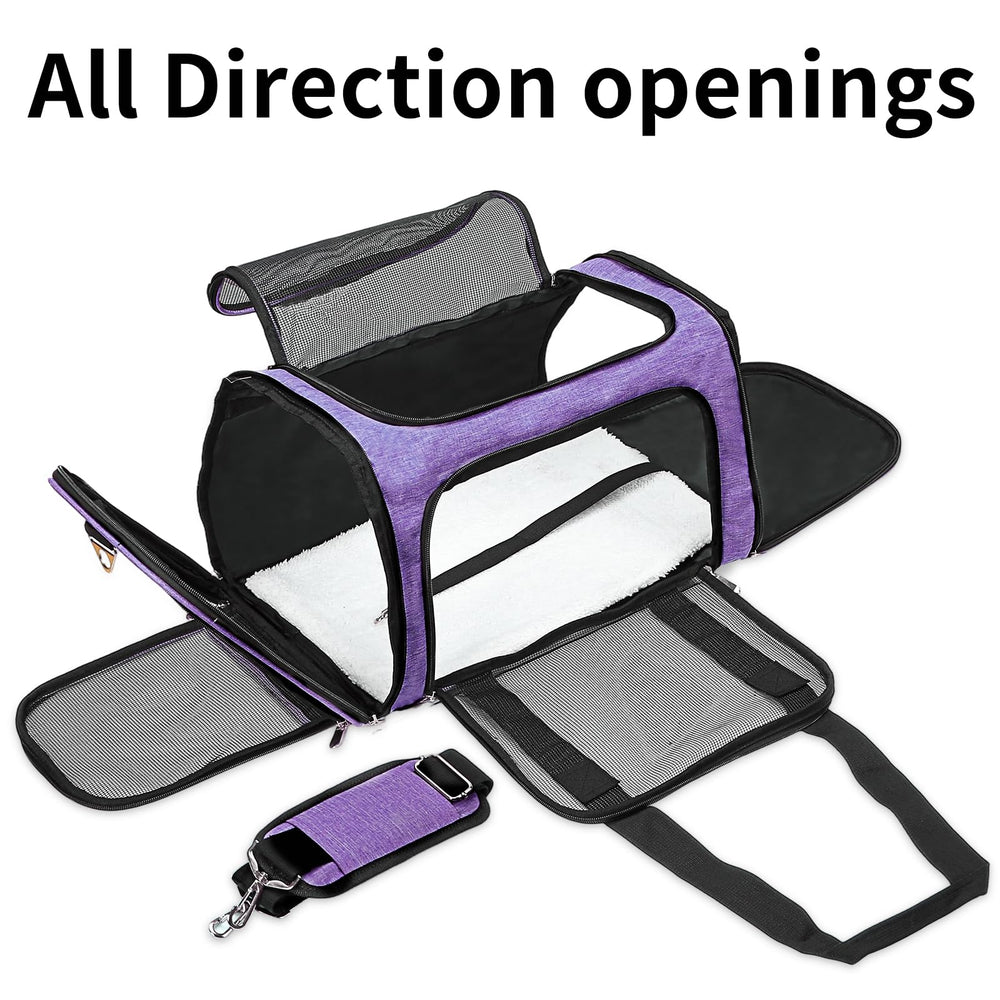 LEHNI transportín con ventanas de malla para buena ventilación y visibilidad