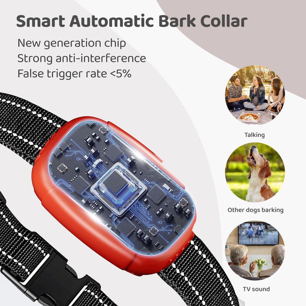 LeHuski collar IP67 impermeable para lluvia y terreno mojado.