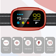 LeHuski collar usa tecnología de microcircuito para respuestas rápidas.