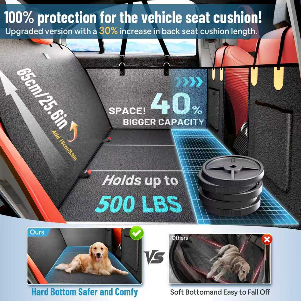 LeHuski funda impermeable para coche, mantiene el interior limpio ante derrames.