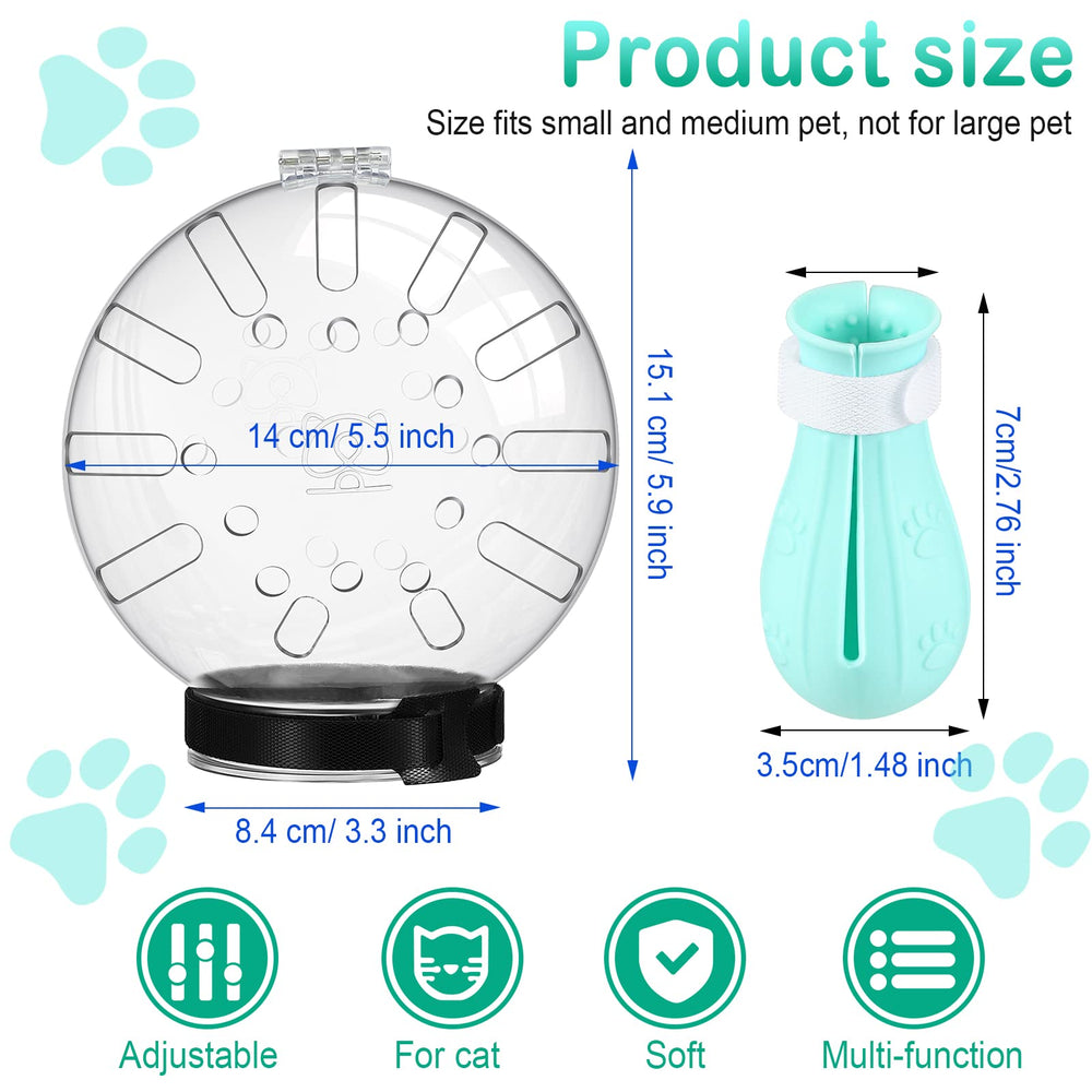 Protector de patas LEIFIDE de silicona para gatos, suaves y protectores