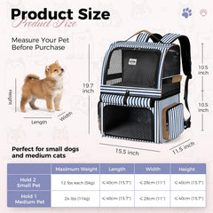 Lekebobor ventanas de malla para ventilación y visibilidad de tus gatos.