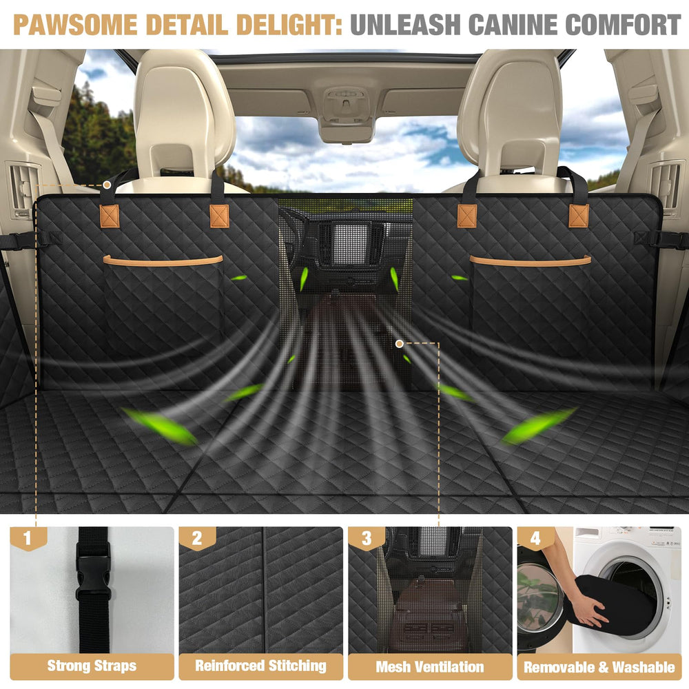 Lekereise bolsillos de almacenamiento para accesorios de viaje del perro.