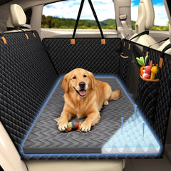 Lekereise cama para perro auto con espuma-huevo ofrece confort suave para viajes.