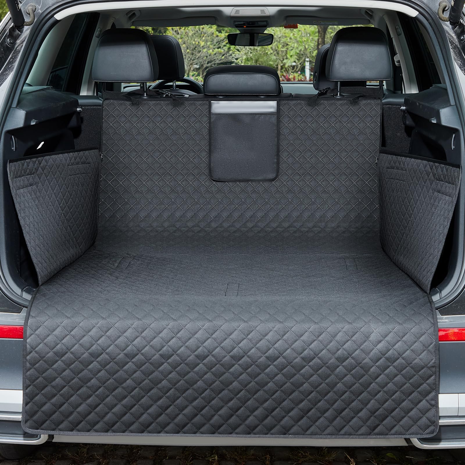 Lekereise cubre maletero para perros en SUV, protege contra pelos y suciedad.