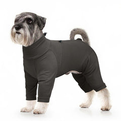 LeleTail traje de recuperación con tela suave para comodidad del perro.