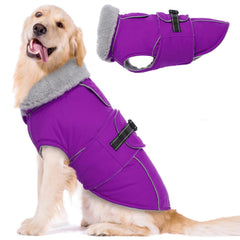 LeLePet abrigo para perro, frente, calor y protección ante el viento