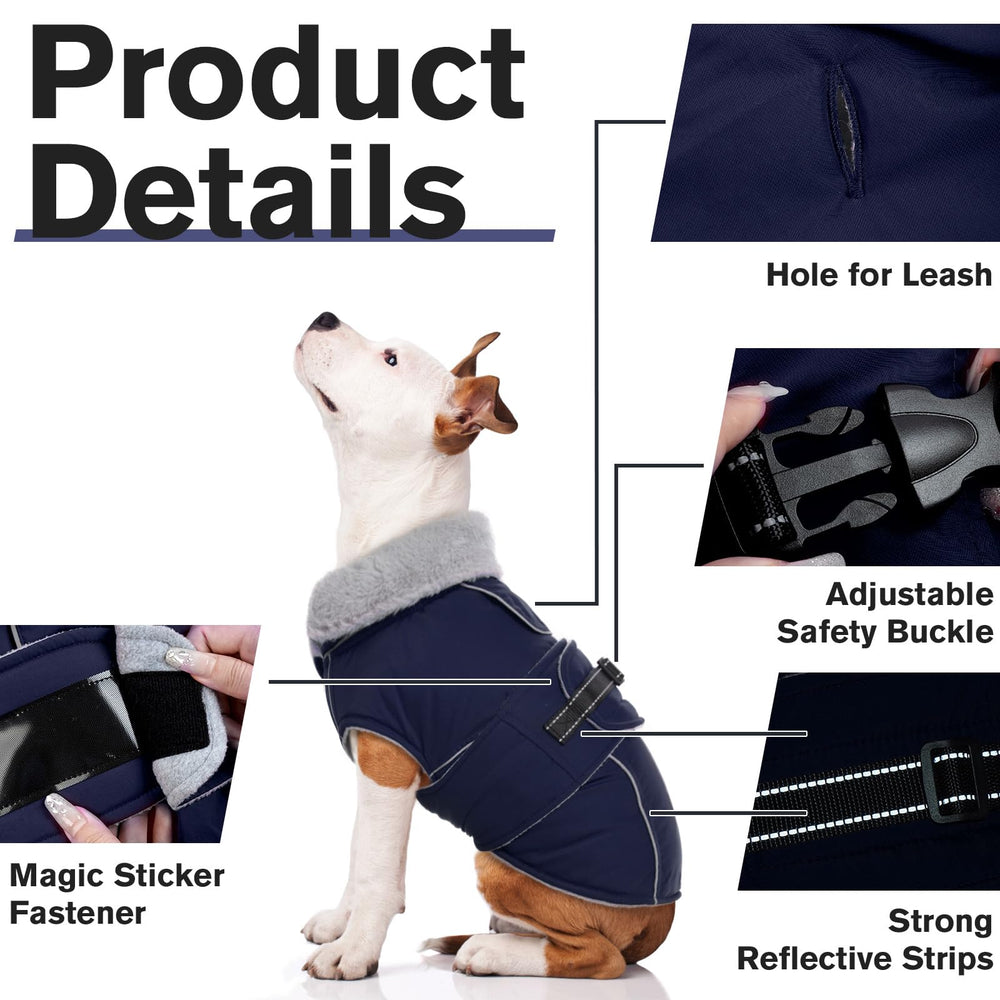 LeLePet chaqueta disponible en seis tallas para perros de todos los tamaños.