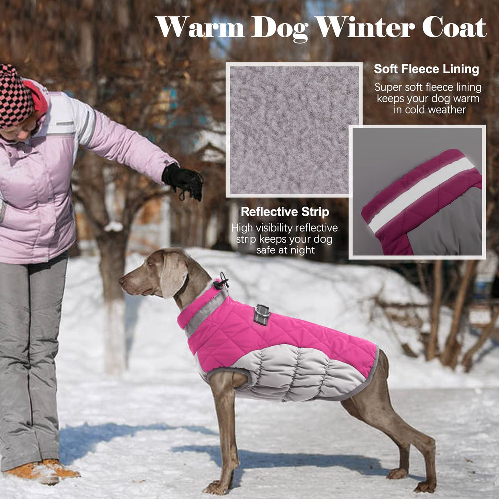 LeLePet capa para perro, cuello tortuga suave, protege el cuello del viento frío.