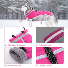 LeLePet capa de perro con dos anillos D para correa estable