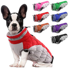 LeLePet capa de perro invierno con cierre trasero para ajuste suave y cómodo.
