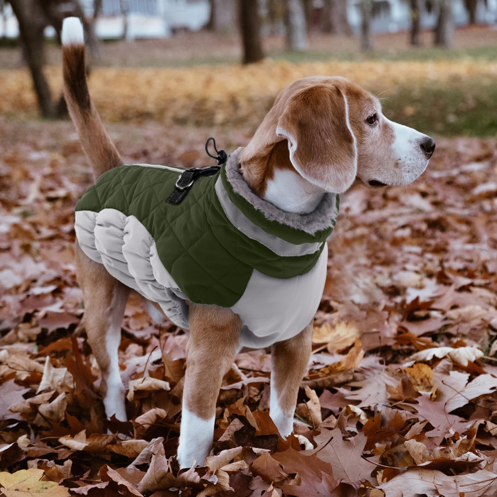 LeLePet chaleco perro ajuste cintura, contencion suave para movimiento libre