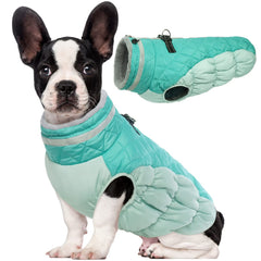 Chaqueta LeLePet para perro con correa integrada, abrigo cálido para paseos al aire libre