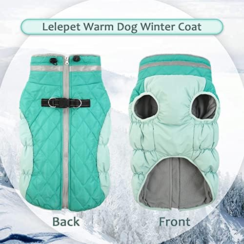 Chaleco LeLePet forro polar reflectante para mayor visibilidad nocturna