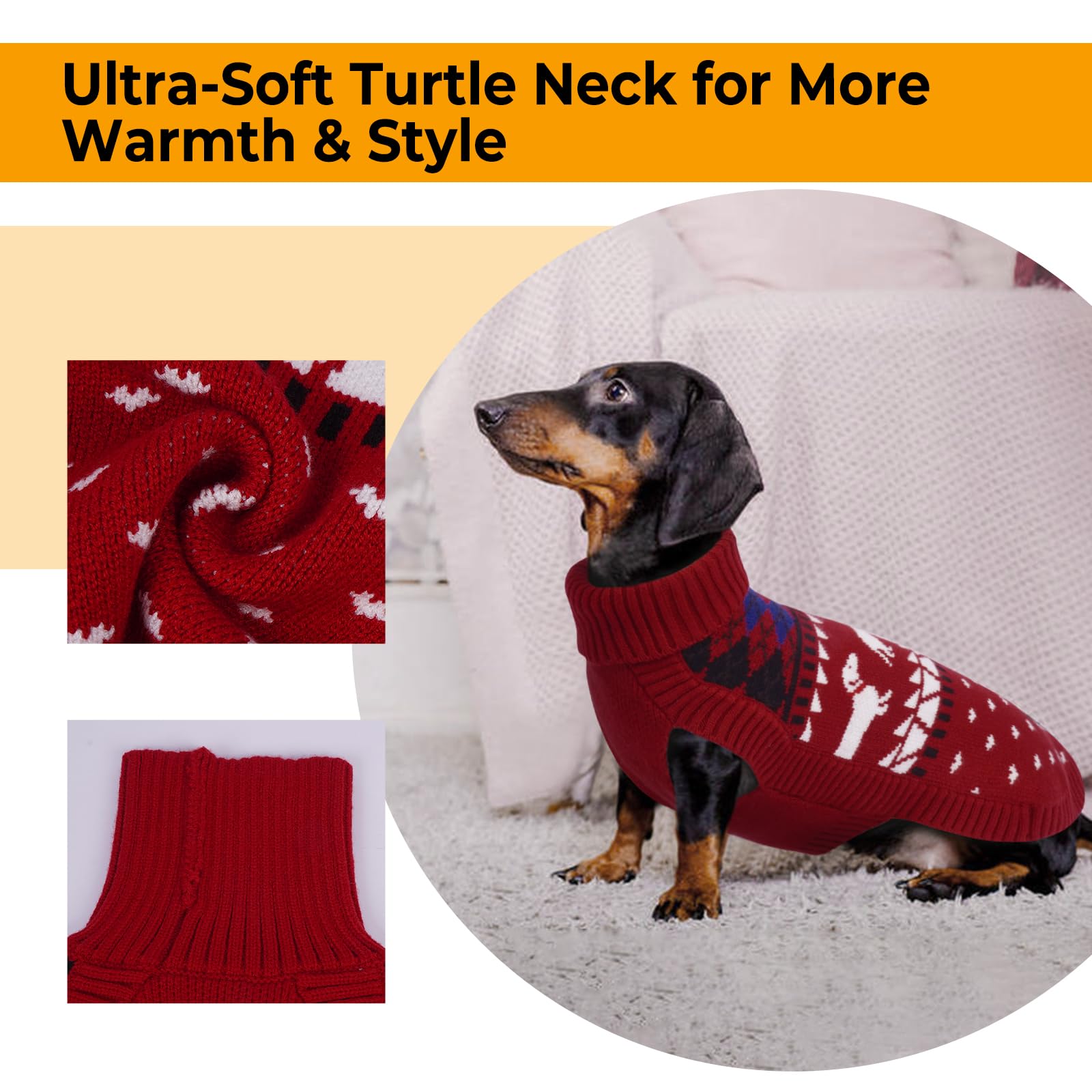 LeLePet suéter dachshund diseño sin mangas para libertad