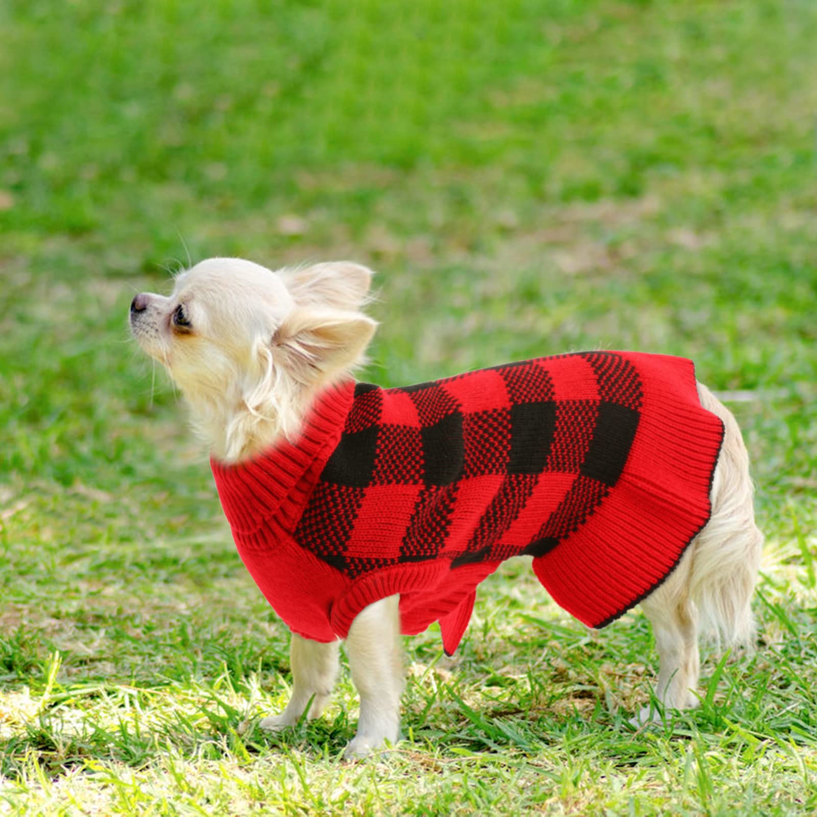 LeLePet sudadera rojo tallas XS-XL para perros pequeños y medianos.