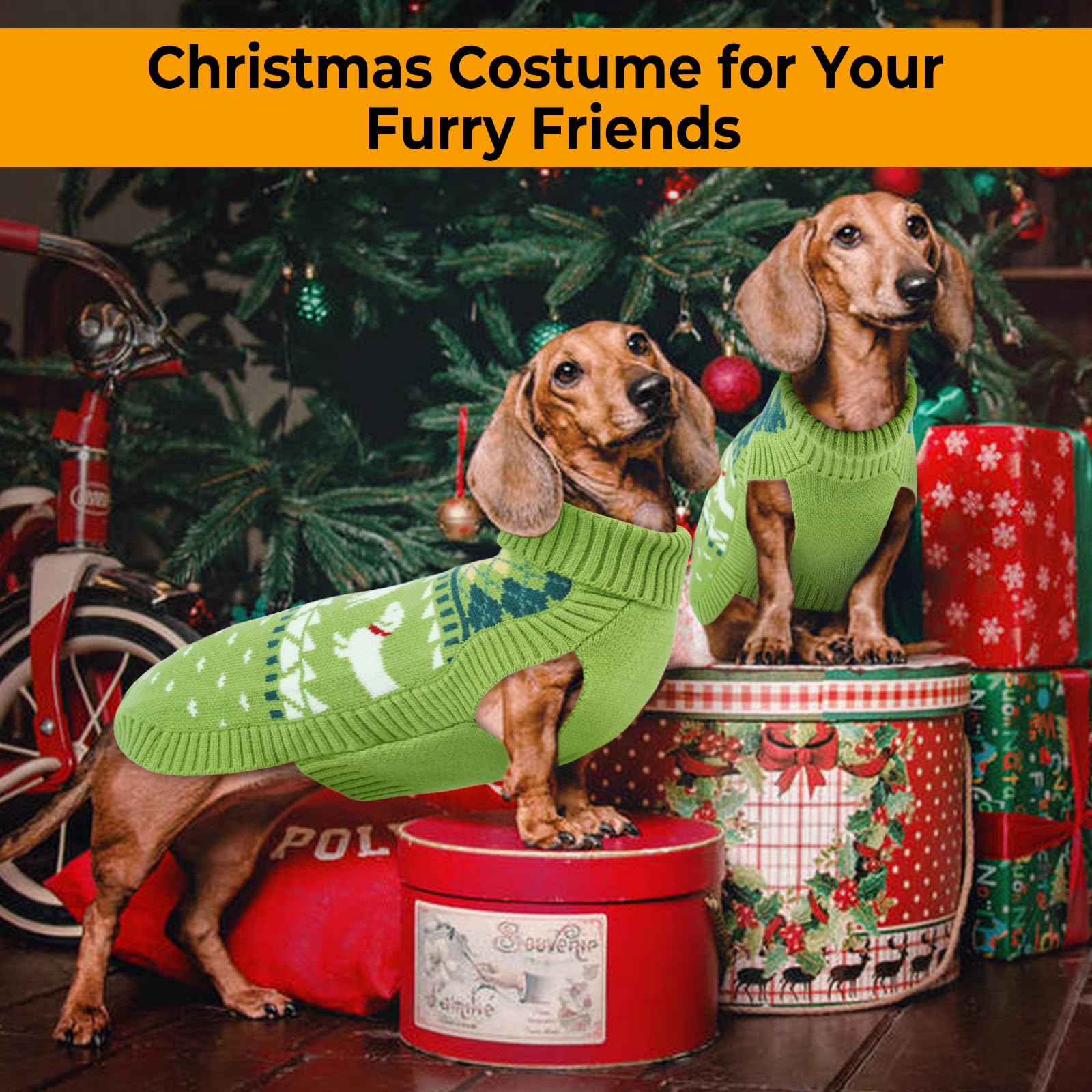 LeLePet suéter dachshund ajuste personalizado para mejor ajuste