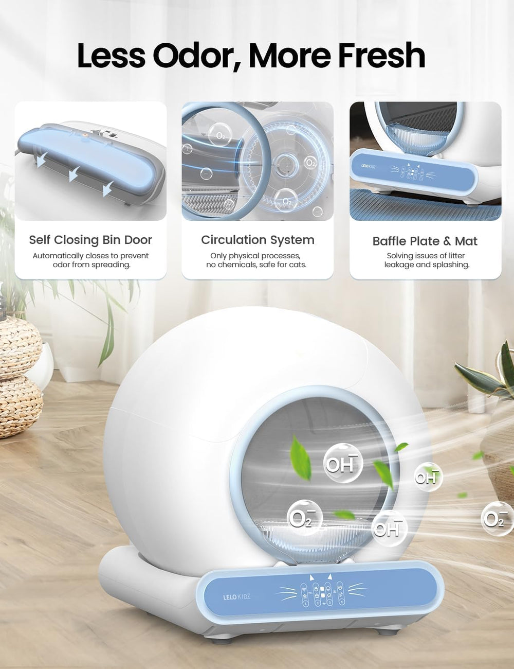 LELOKIDZ diseño-compacto-espacios-pequeños cabe en apartamentos sin problemas.