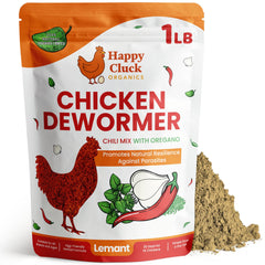 Lemant desparasitante para pollo, botella, uso natural para gallinero.