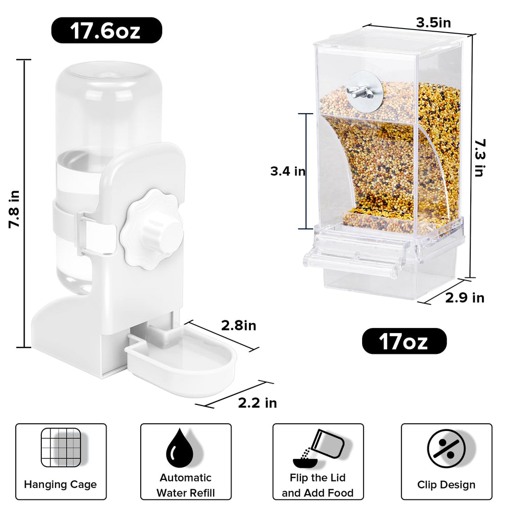 lemtrflo bebedero-automatico: garantiza agua fresca en la jaula.