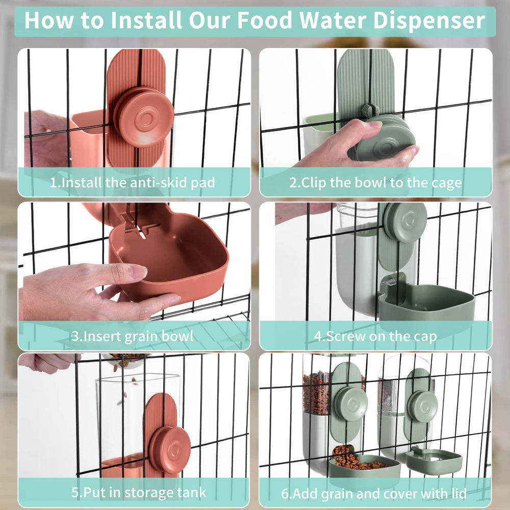 Lemtrflo dispensador con capacidad de 35 onzas para alimento o agua