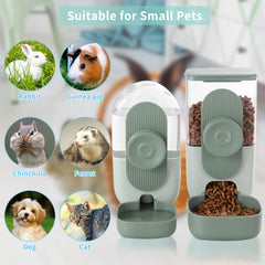 Dispensador de agua Lemtrflo 1L, mantiene agua limpia y fresca para mascotas