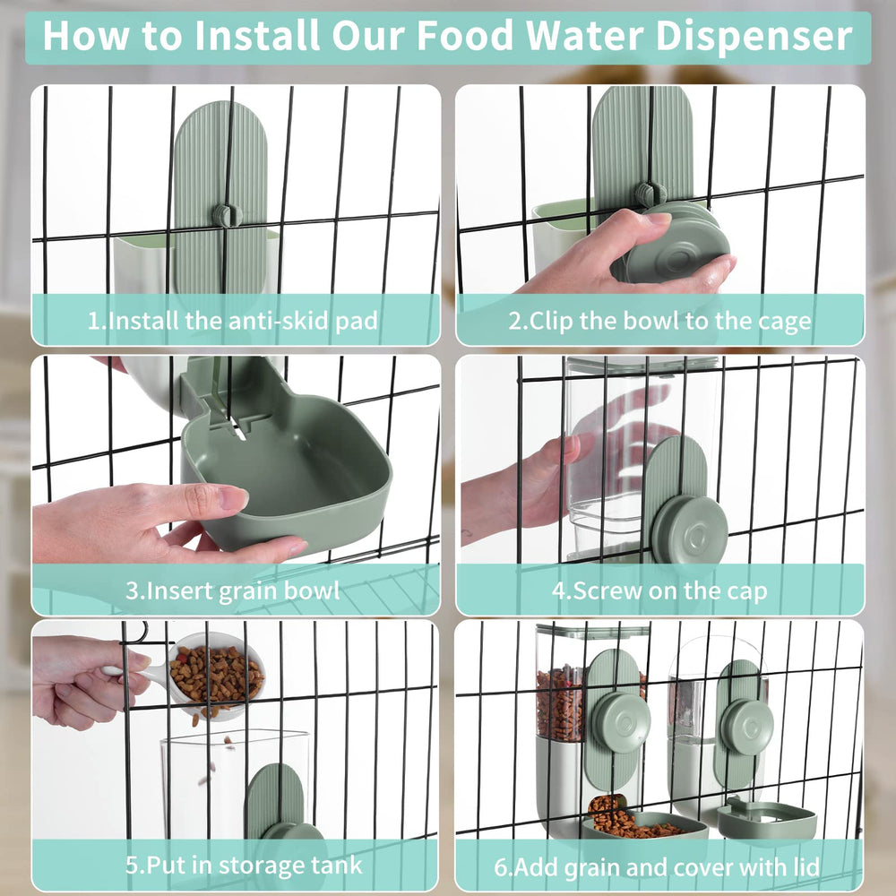 Dispensador de alimento Lemtrflo con capacidad de 1L, ideal para varios días