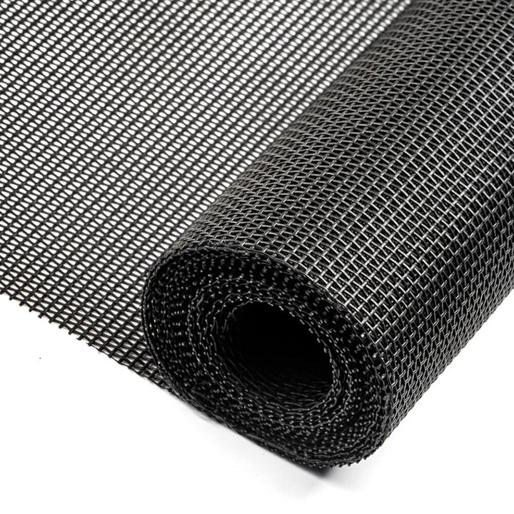 Lengtimo pantalla de ventana anti-mascotas, rollo 36x200, color carbón, ideal para hogares con gatos.