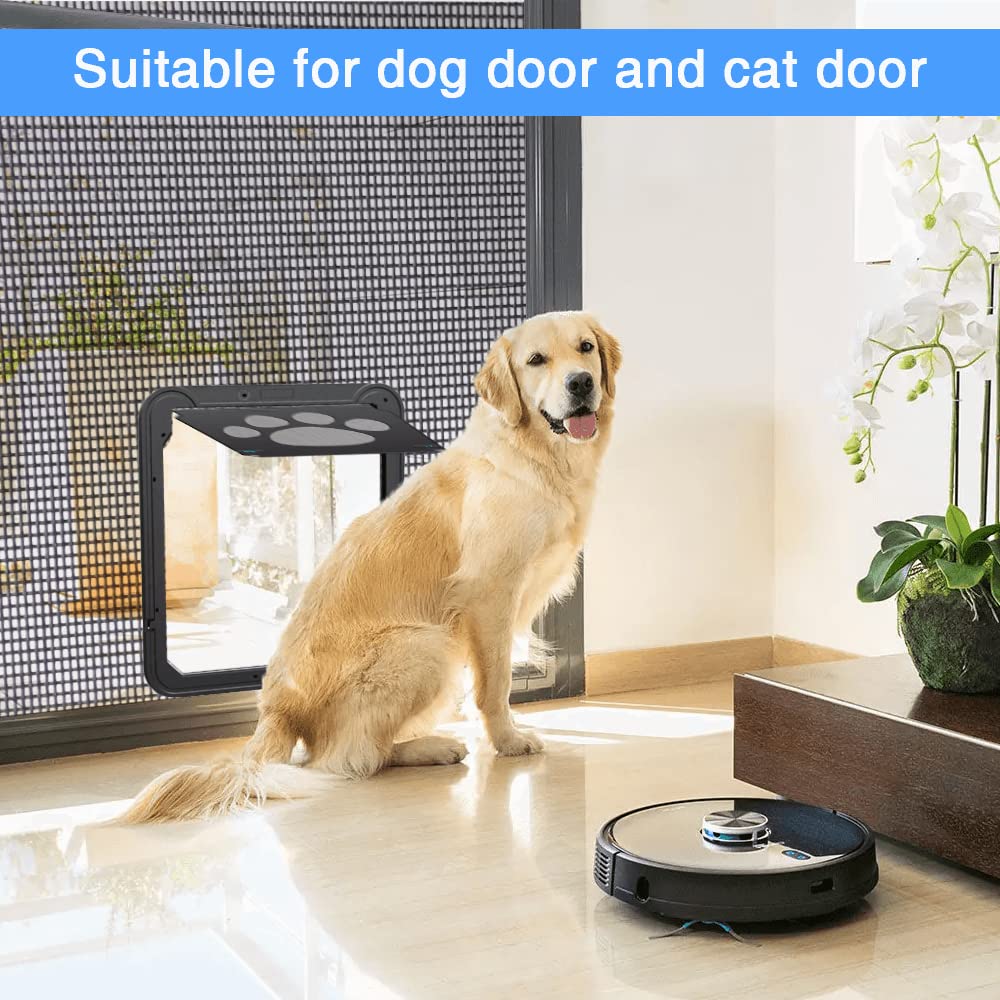 Lengtimo rejilla de ventana anti-rasguños, ideal para familias con perros.