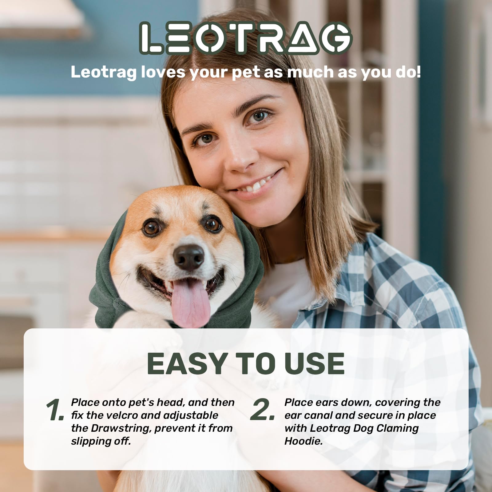 Leotrag uso en baño y natación, protege orejas de salpicaduras.