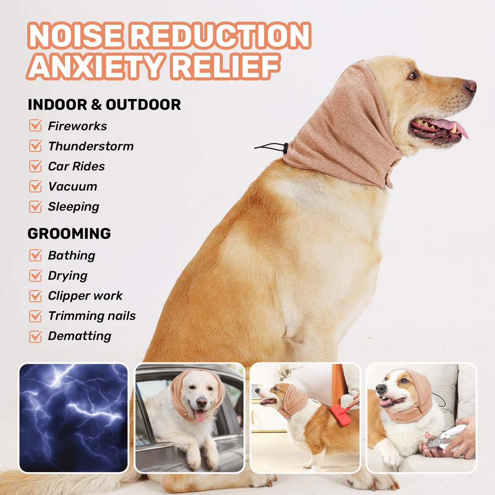 Leotrag cabezal protector para perro, calma en tormentas.