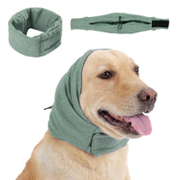 La chaqueta calmante Leotrag protege las orejas del perro y reduce el ruido.