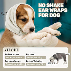 Leotrag Sudadera Calmante para Perros: cubre las orejas para protección auditiva.