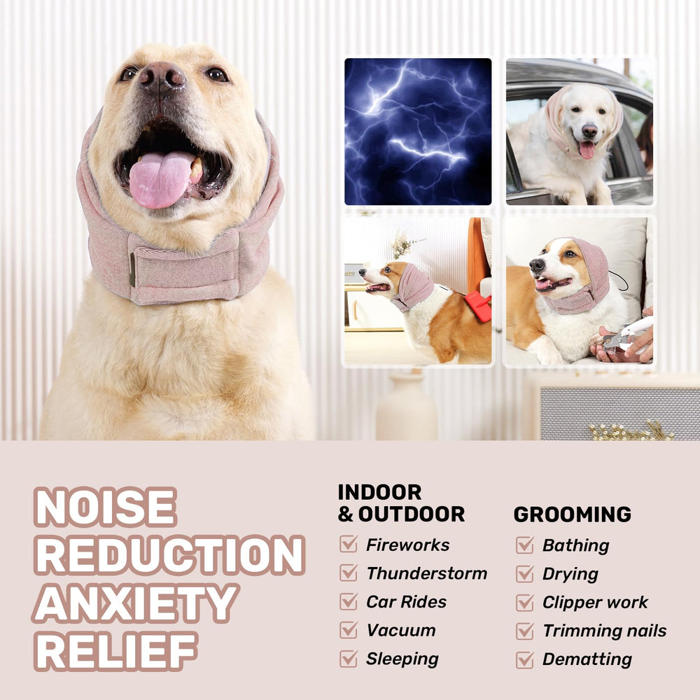 Leotrag Dog Calming Hoodie Dusty Rose, detalle de cierre para ajuste seguro.