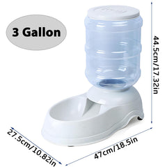 Leptzoa Dispensador automático para perros grandes, diseño estable y uso diario sin interrupciones.