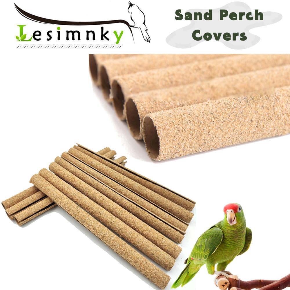 Cubreperchas de arena amarilla para canarios y aves pequeñas Lesimnky