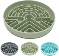 Lesipee Slow Feeder externo con base estable para evitar derrames.