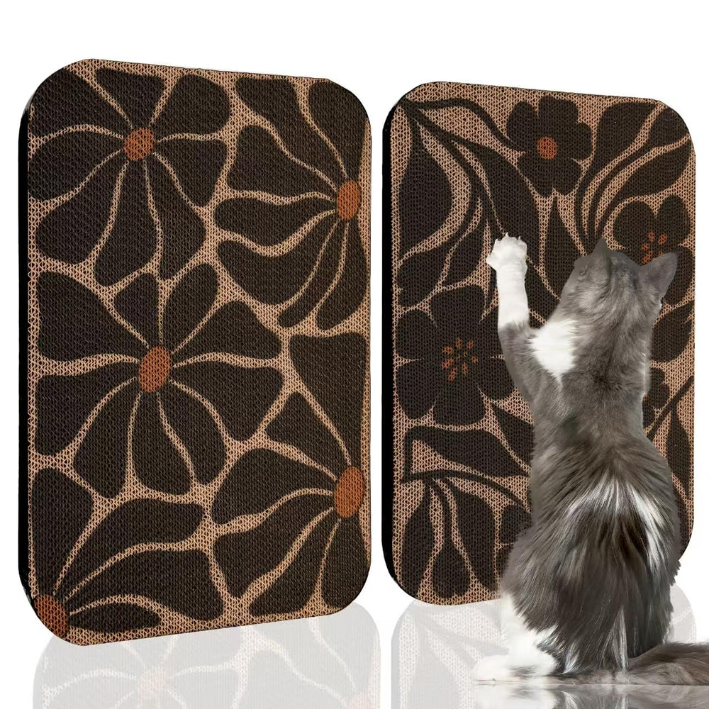 Lesissmer tablero rasguño para gato en pared con diseño artístico y protección de muebles