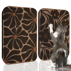 Lesissmer tablero rasguño para gato en pared con diseño artístico y protección de muebles