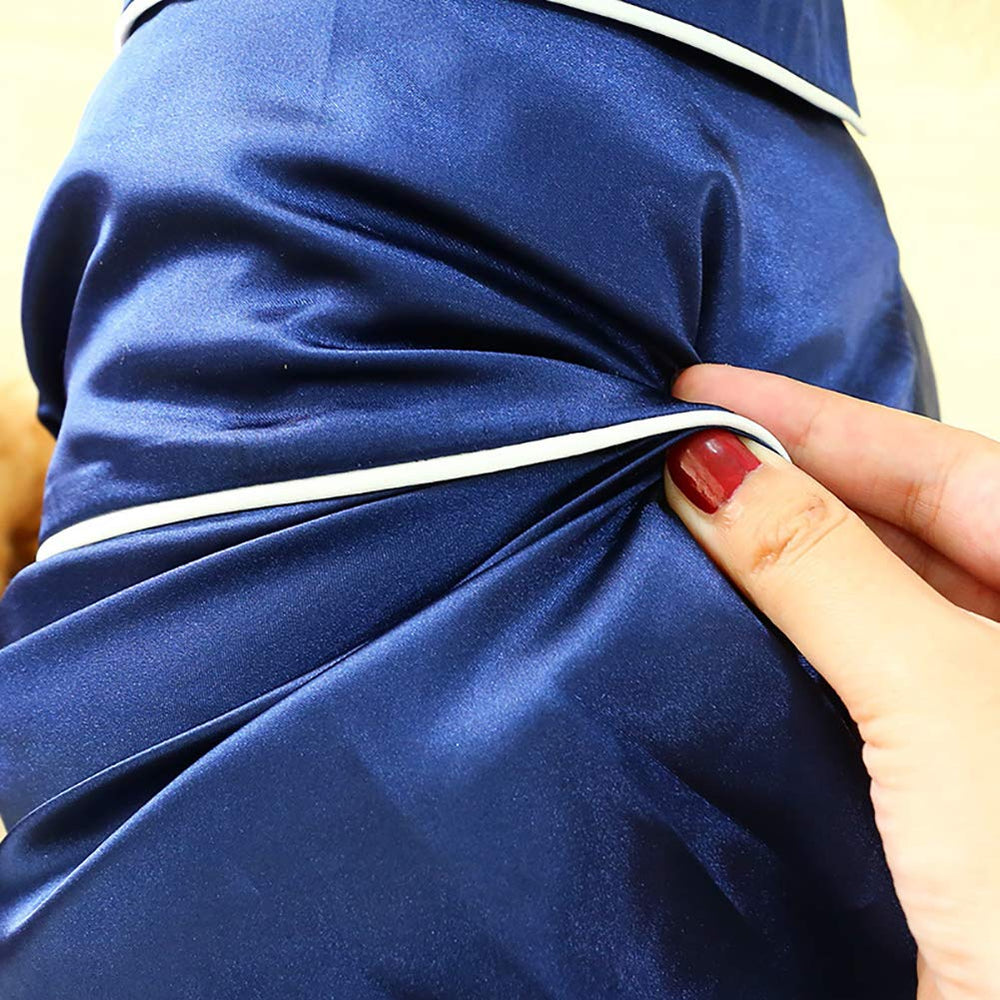 Lifeunion pijama para perro rosa de dos piernas, fácil de vestir