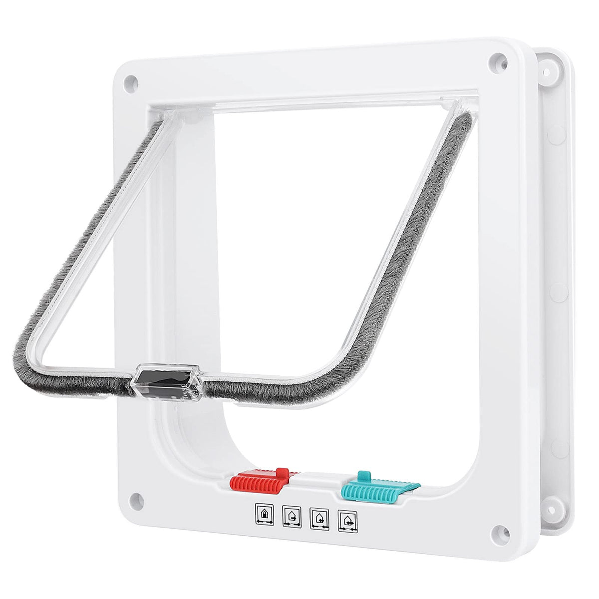Lessmon Puerta de Gato frente frontal, diseño compacto para uso interior y exterior.