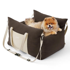 LE SURE Lesure asiento-coche-perro-pequeno-frontal ofrece seguridad y confort