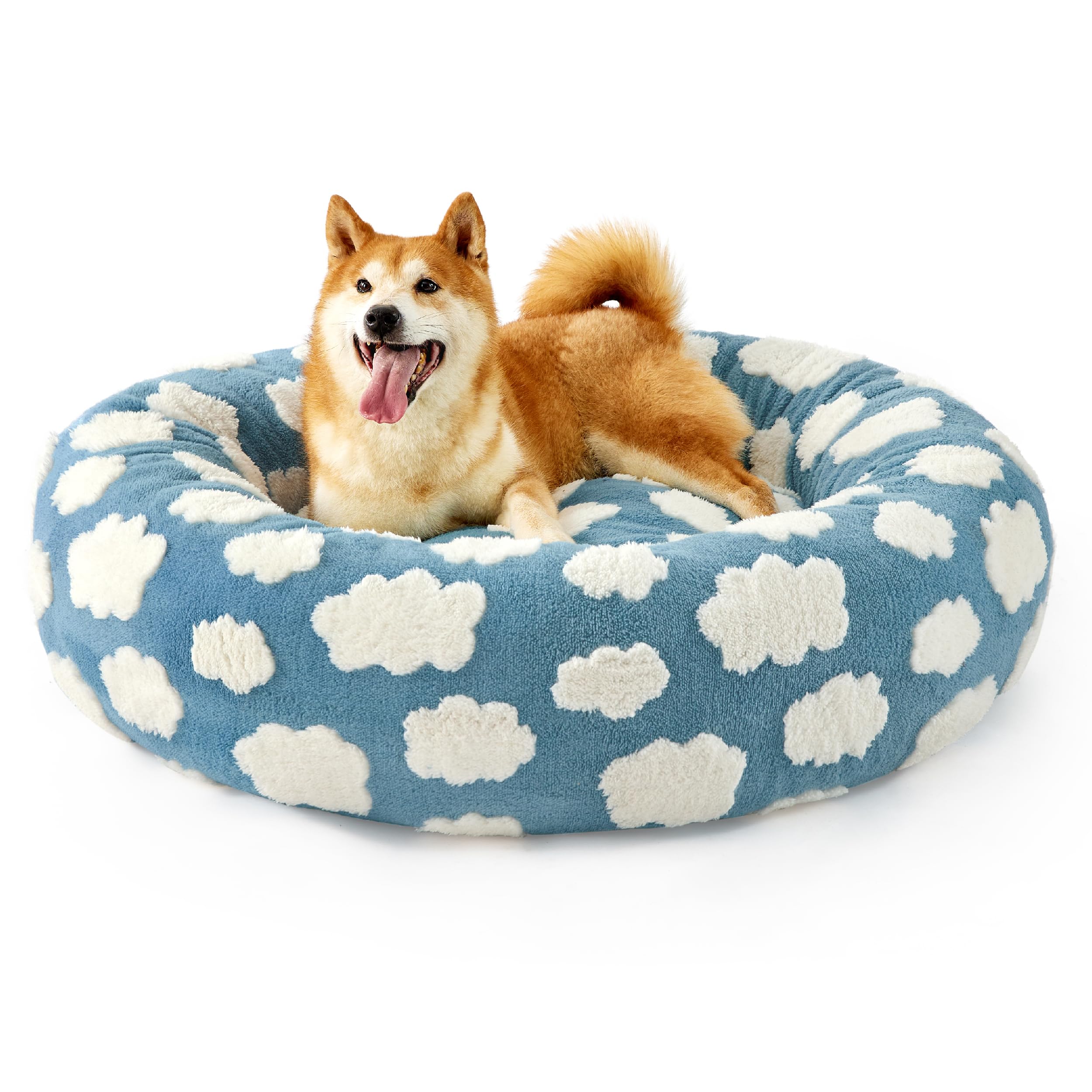 Lesure cama donut grande para perros, descanso cómodo y cálido.