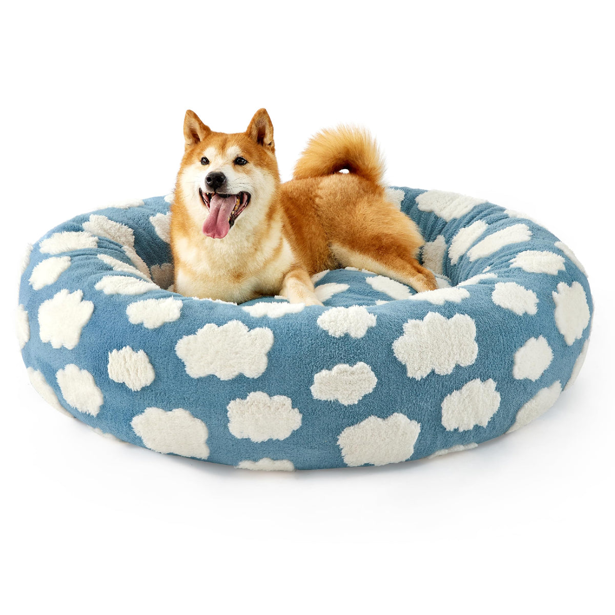 Lesure cama donut grande para perros, descanso cómodo y cálido.